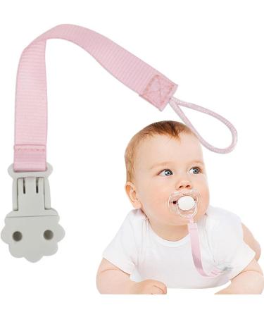 Jomewory Paci Clips | Soft Washable Cloth Pacifiers for Boys & Girls | Easy Use Toddler Gift | Durable Neutral Color - Buy Online on GoSupps.com