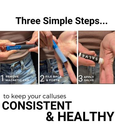 Buy SandBar Quickie Callus File - Ultimate Callus Tool for Hands | Includes Salve | International Shipping Available - Buy Online on GoSupps.com