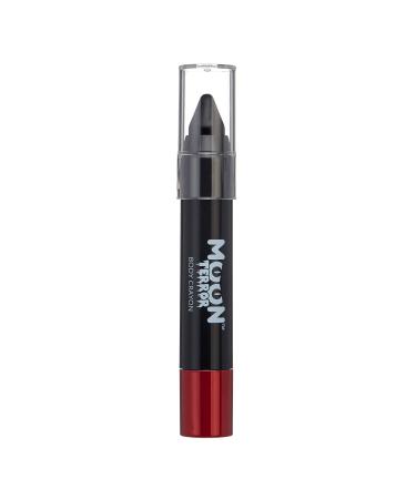 Halloween Face Paint Stick Body Crayon by Moon Terror, SFX Make up - Midnight Black - Special Effects Make up - 0.12oz