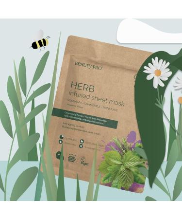 BeautyPro HERB Infused Face Sheet Mask - Buy Online on GoSupps.com
