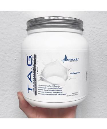 Metabolic Nutrition TAG Trans Alanyl Glutamine 400g Powder - Fruit Punch Pre/Intra/Post Workout Supplement - Buy Online on GoSupps.com