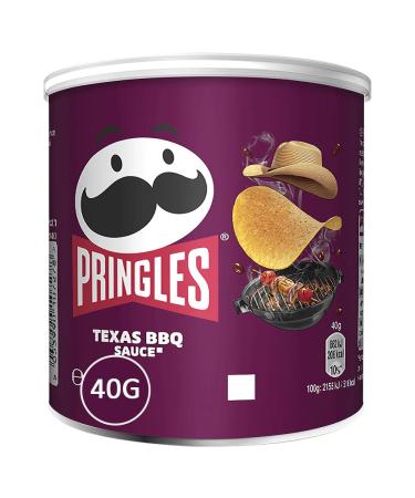 Pringles Crisps Texas BBQ Sauce Flavour 12 x 40g