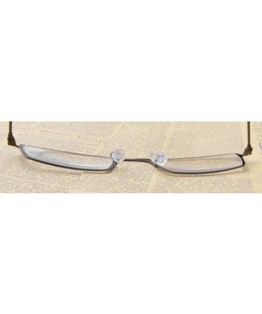 Eyekepper 5-Pairs Half-Eye Reading Glasses for Men & Women | Thin Metal Frames +1.75 Black | International Shipping Available - Buy Online on GoSupps.com