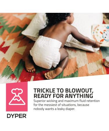 DYPER Bamboo Baby Diapers Size 3 - Eco-Friendly & Hypoallergenic | 68 Count - Buy Online on GoSupps.com