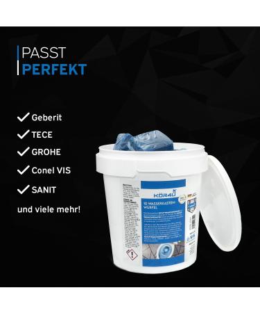 K r4U Water Box Cubes - Eco-Friendly Cistern Tabs 12 Doses (10 Pieces) for Fresh & Bright Cleaning - Made in Germany - Buy Online on GoSupps.com