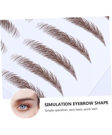 Beavorty 10 Pcs Eyebrow Stickers Eyebrow Transfer Tattoos Hair-like Eyebrows Stickers 6d Eyebrow Trimming - Buy Online on GoSupps.com