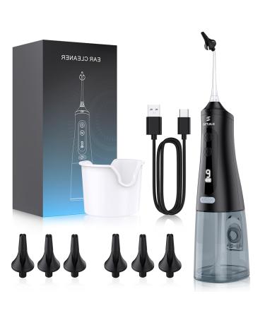 Ear Wax Removal Tool Electric Ear Cleaner GATTLELIC Water Powered Ear Cleaning Kit for Ear Wax Buildup Safe & Effective Ear Cleaning Irrigation Kit w/9 Pressure Modes & 6 Tips