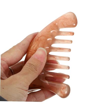 Frcolor 4-Piece Massage Comb Set - Resin Scalp & Neck Massager Tool - Multi-Functional Jade Hair Comb for Ultimate Relaxation - Buy Online on GoSupps.com