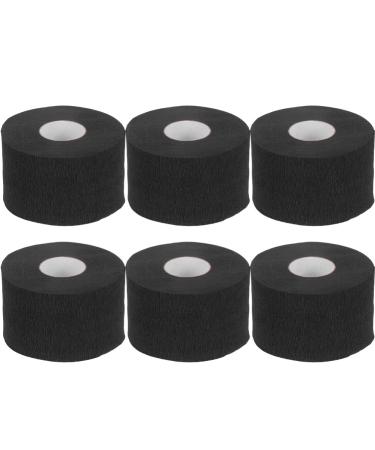 LALAFINA 6 Rolls Hairdressing Neck Stretch Paper Neck Band Neck Covering Paper Barber Neck Strips Disposable Neck Salon Supplies Neck Bands Elastic Barber Supplies