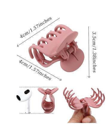 12 Pcs Small Claw Clips for Thin Hair 1.6'' - Matte Cute Hair Clips for Women - Double Row Teeth Jaw Clips for Hair - Non Slip Strong Hold Hair Claws - Multicolor-2 - Buy Online on GoSupps.com