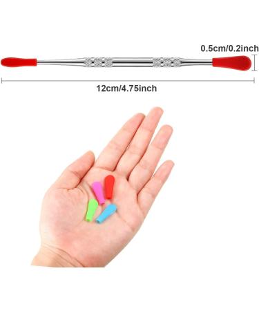 6 Pack Wax Carving Tool Set - Stainless Steel Sculpting Modeling Spoon with Silicone Tip Covers - 4.75 Inch - Buy Online on GoSupps.com