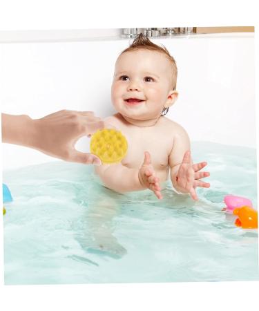 Hemoton Silicone Shampoo Brush - Bathing Exfoliating and Massage Tool for Toddlers & Kids - 7x7cm Spa Hair & Scalp Brush - International Shipping Available - Buy Online on GoSupps.com