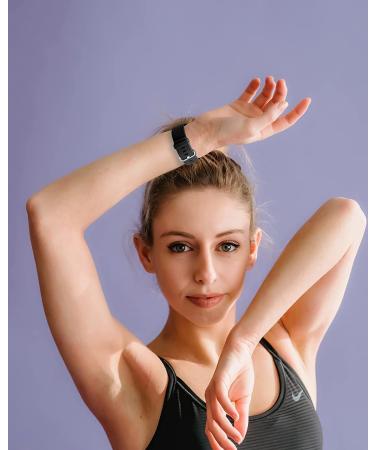 Waterproof Replacement Hamile Band for Fitbit Charge 4/3/3 SE - Large Black Fitness Sport Strap for Women & Men - Buy Online on GoSupps.com