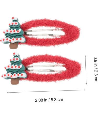 minkissy 5 Pairs Christmas Hair Clips Girls Barrettes Snap Barrettes Christmas Hairpin Diy Party Hair Ornament Hair Accessory for Girls Xmas Hair Clamp Nylon Issue Card Child Cute - Buy Online on GoSupps.com