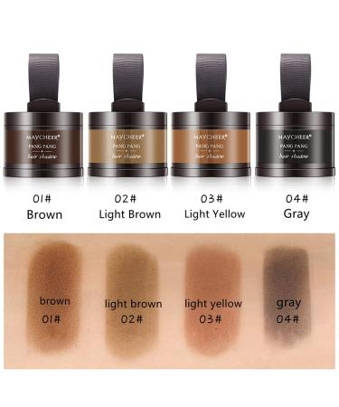 Hair Base Powder & Root Concealer - Brown Shade for Thinning Hair | Perfect Hair Shadow Solution - Buy Online on GoSupps.com