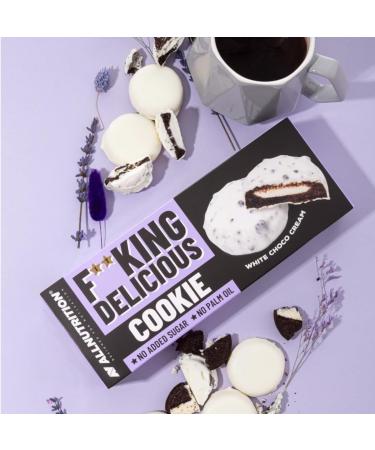 Allnutrition Fitking Delicious Cookie White Choco Cream - 128g - Buy Online on GoSupps.com