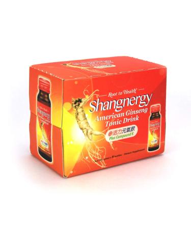Hsu's Ginseng SKU 1080 | Shangnergy American Ginseng Tonic Drink | | 50 ml x 8