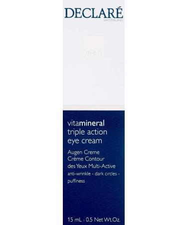 Declar Vita Mineral Men Triple Action Eye Cream 15 ml | Anti-Aging Hydration & Dark Circle Treatment - Buy Online on GoSupps.com