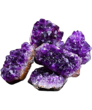 Natural Quartz Crystal Amethyst Cluster Druzy Geode Specimens Suitable for Home HOMEZHOU (Size : 550-600g) - Buy Online on GoSupps.com