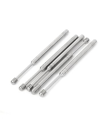 Qtqgoitem 5 Pcs Silver Tone Earpick Ear Wax Removal Cleaner Tool 3.5 Long (Model: 289 07c f8b 4eb 680)