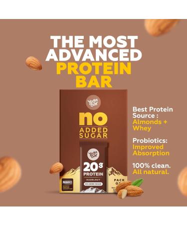 Yoga.bar 20g Protein Bars - Chocolate Brownie | Pack of 6 x 70g | Buy Internationally - Buy Online on GoSupps.com