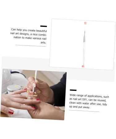 minkissy Nail Pen Nail Molding Gel Nails Gel Nail Painting Pen Nail Polish Nail Art Liner Brush Rolling Toothpaste Squeezer Gel De Cejas Transparente Nail Painting Diy Pen Large 16X0.9X0.8CM Colorful - Buy Online on GoSupps.com