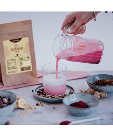 Organic Shatavari Powder (500g) - Indian Wild Asparagus Ayurveda | Achterhof - Buy Online on GoSupps.com