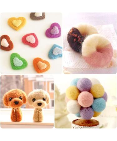 BUTUZE Needle Felting Kit (56 Colors) - Complete Tools and Supplies for DIY Craft Animal and Christmas Decoration - Buy Online on GoSupps.com