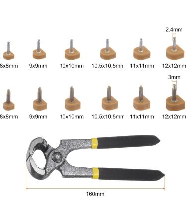 HARFINGTON High Heel Replacement Tips - 24 Pairs U Shaped Inserts & Stiletto Pliers for Women - Perfect Shoe Heel Repair Solutions - Buy Online on GoSupps.com
