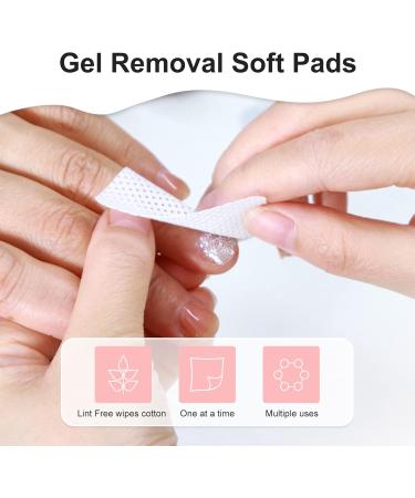 Qufiiry 300 Lint-Free Nail Towels & Wipes - Perfect for Gel Nail Polish Remover | High-Quality Cotton Pads for Ultimate Clean - Buy Online on GoSupps.com