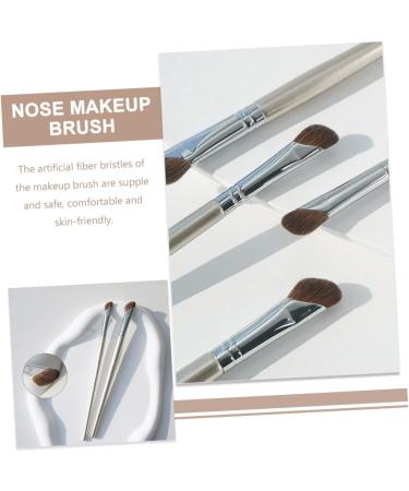 BELLIFFY 4pcs Nose Shadow Brush Concealer Brush under Eye Makeup Accessory Eye Shadow Brush Artificial Fiber - Buy Online on GoSupps.com