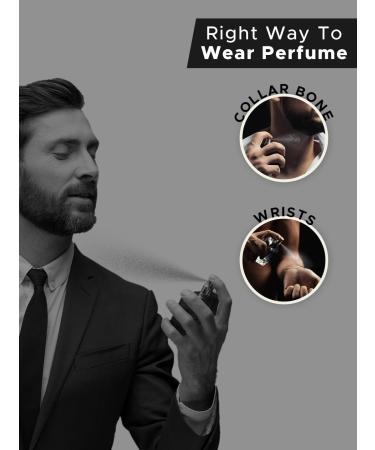Premium Black EDT Perfume For Men - 100ml | Premium Long-Lasting Fragrance | Gift for Him - Buy Online on GoSupps.com