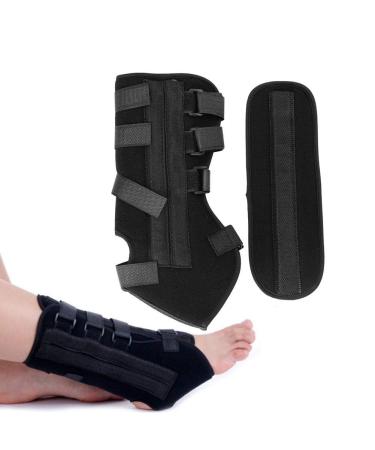 Buy Adjustable Lightweight Ankle Stabilizer Brace | Breathable Lace-Up Support for Men & Women - Calf Splint with Magic Pads - Buy Online on GoSupps.com