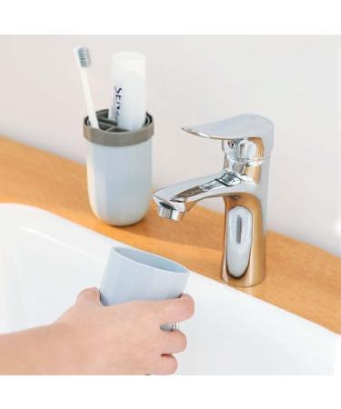 Colexy 2 x Portable Plastic Travel Toothbrush Toothbrush Toothpaste Holder Case Storage Box for Camping Business Travel Home - Buy Online on GoSupps.com