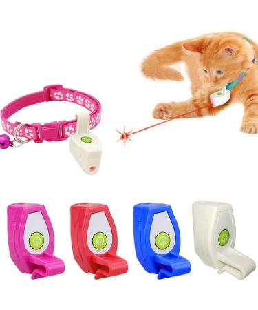 Pet Mini Collar Pointer Toy Plastic ABS Funny Toilet Shape Light Pet Dog Fat Cat Training Toy (without Collar) (Red) - Buy Online on GoSupps.com