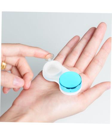 Buy Solustre Colored Contact Lenses & Transparent Case - Mirror Film Plastic Organizer for Travel & Storage - Buy Online on GoSupps.com