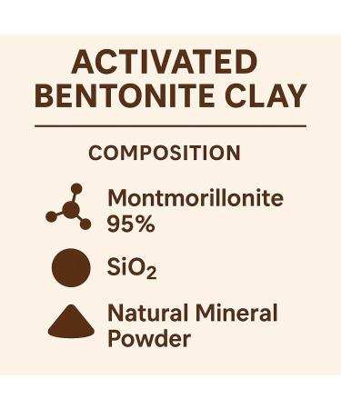 KAPTAN LDA 100 natural activated bentonite clay powder 100 g 95 Montmorillonite Natural Mineral Clay for Acne Oily Skin and DIY Skin Care Rich in silica Cosmetic quality - Buy Online on GoSupps.com