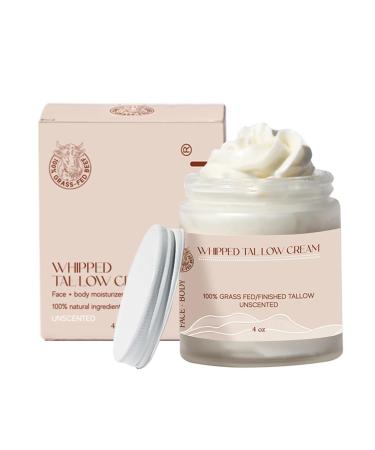 Moisturiser for Dry Skin - 100% Grass Fed Tallow Body Lotion - Hydrating & Nourishing Body Moisturiser for Body Hand Leg - Smooth Skin & Reduce Body Blemish Body Lotion Women