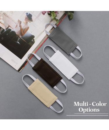Set of 3 Quiet Door Closer Silencers for Baby Nursery - Elastic Straps, Universal Fit, Pure White, 4x2 inches - Buy Online on GoSupps.com
