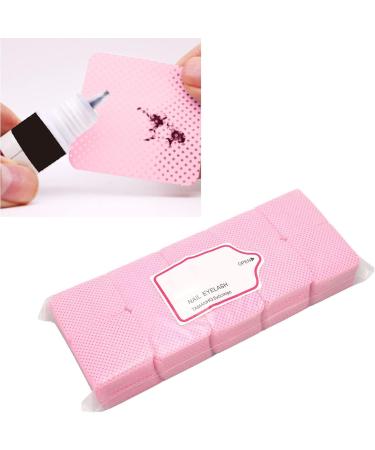  Dioche 1000 Pcs Nail Pliosh Remover Wipes Soft Nail Polish Remover Pad Eyelash Extension Glue Cleaning Pad Pink - Buy Online on GoSupps.com