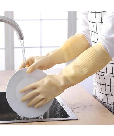 Cleaning Gloves Extended Dishwashing Gloves Dishwashing Gloves Household Washers Kitchen Cleaning Tools Dishwashing Gloves Large 45cm Red - Buy Online on GoSupps.com