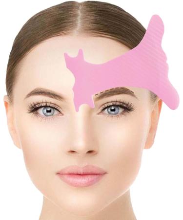 Eyebrow Mapping Accessory Convenient Measuring Tools Eyebrow Cosmetic Eyeliners Makeup Stencil For Women Girls Blue - Buy Online on GoSupps.com