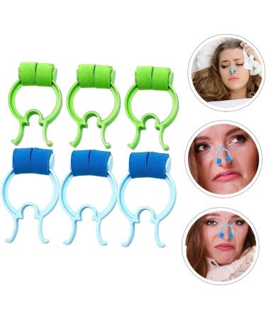 6pcs Fixed Pinch Nose Nasal Strips for Snoring Relief - Portable Nose Stopper - Buy Online on GoSupps.com