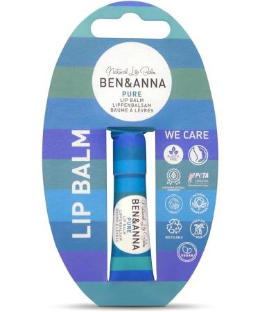 Ben & Anna Natural Pure Lip Balm 6g - Buy Online on GoSupps.com