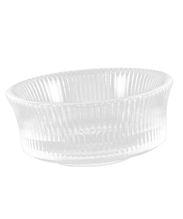 FOMIYES Tools Glass Nail Dish Bowl Manicure Nail Dish Dappen Dish Nail Art Dish Cup Manicure Nail Cup Glass Nail Dish Cups Glass Nail Art Dish Nail Cups Vertical Stripes Plate Cup