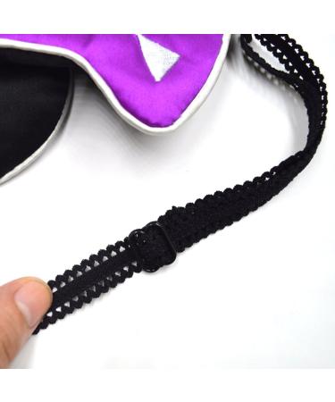 Sun Kea Silk Cat Eye Mask - Purple Sleep Blindfold for Women and Girls - Buy Online on GoSupps.com