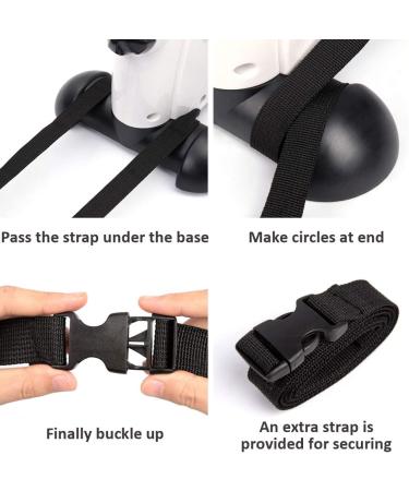 DECELI Under Desk Bike Pedal Exerciser - Portable Mini Exercise Bike with LCD Display - Buy Online on GoSupps.com