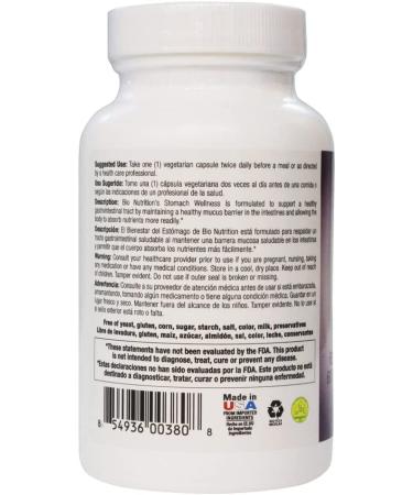 Leaky Gut Wellness - 60 Veg Caps by Bio Nutrition Inc | Promote Digestive Health - Buy Online on GoSupps.com