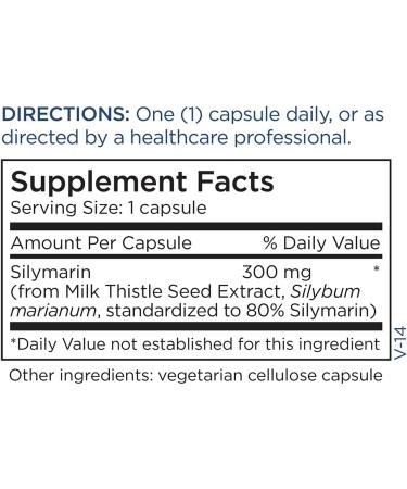 Metabolic Maintenance Silymarin Milk Thistle Extract 300mg - 60 Capsules for Liver Health - Buy Online on GoSupps.com