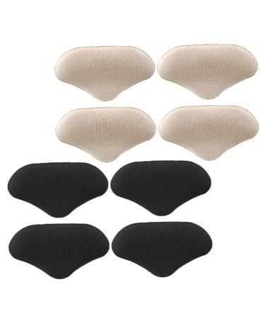 Healeved 4 Pairs High Heels Heel Stickers Heel Grips for Ladies Shoes Heel Grips for Boots Self-adhesive Heel Cushion Inserts Heel Protector for High Heel Big Shoes Heel Cushion Heel Pads
